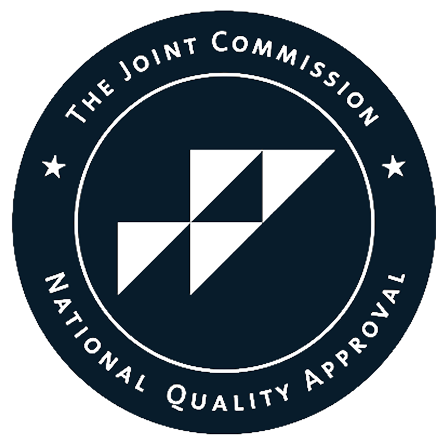 Official gold seal of approval from The Joint Commission healthcare accreditation